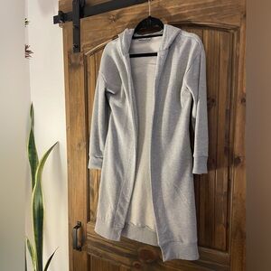 Heather Gray long hoodie